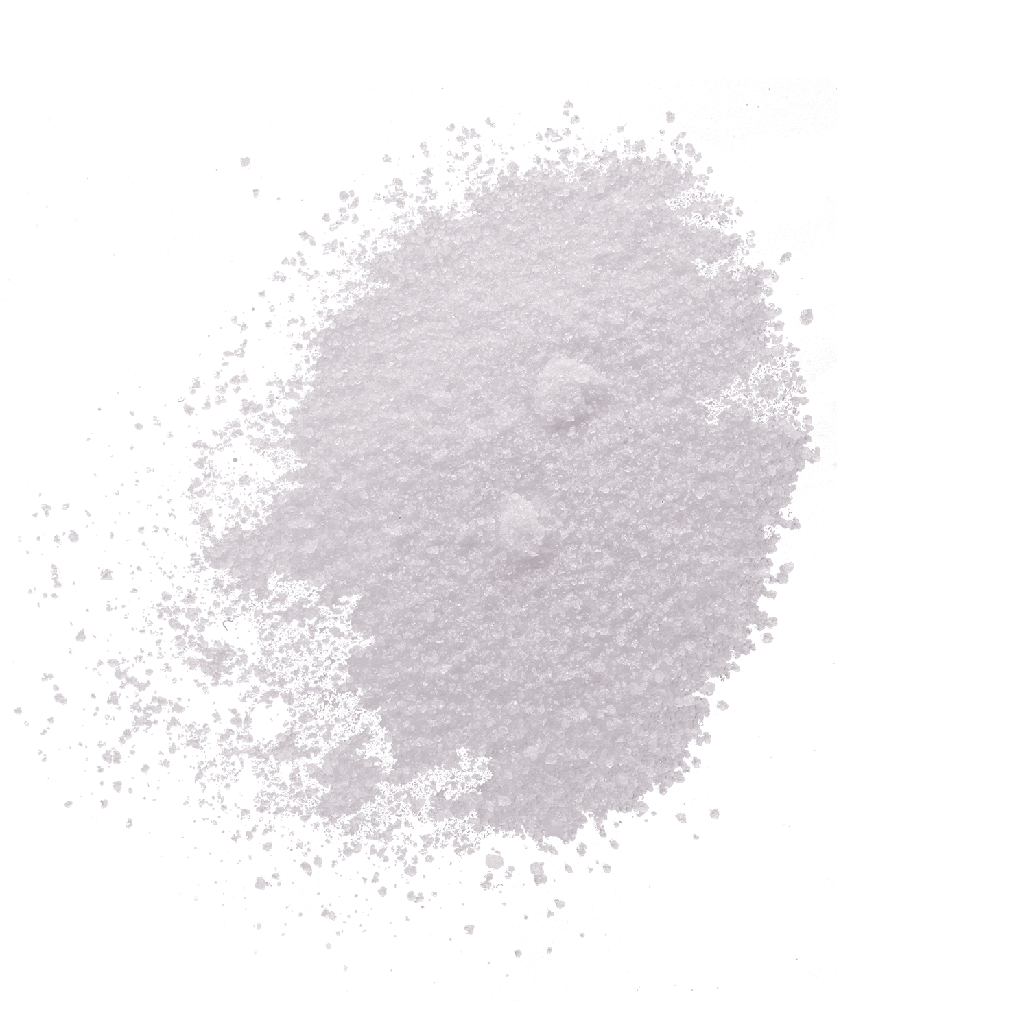 Feinkörniges weißes Jodpulver auf fester Oberfläche, ideal für Gesundheits- und Wellnessanwendungen.