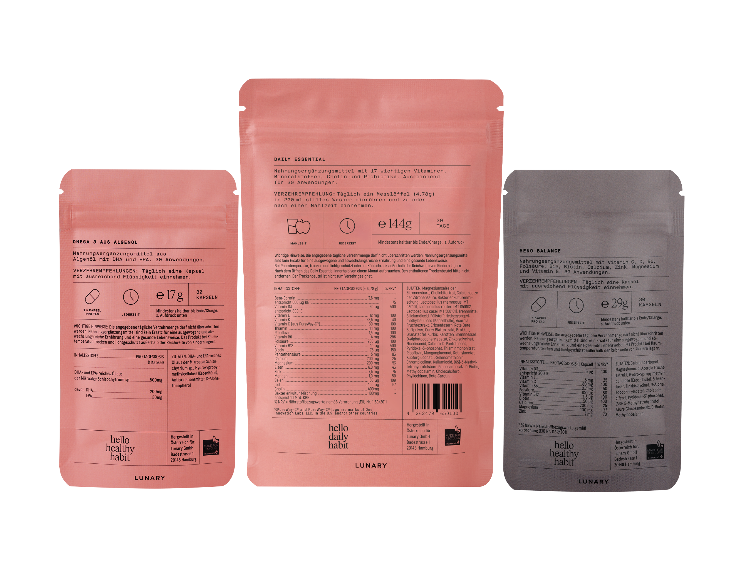 Set Daily Essential plus Meno Balance