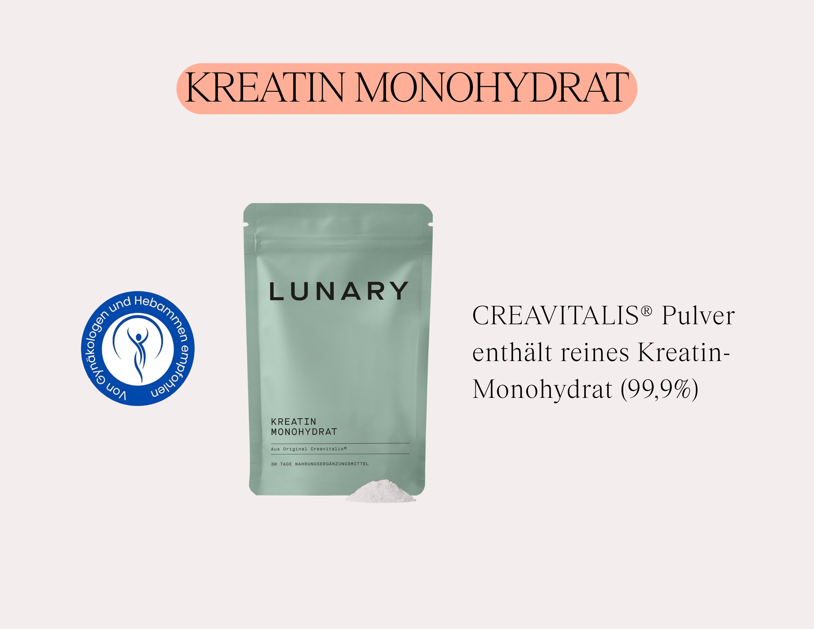 CREAVITALIS® – Kreatin-Monohydrat Pulver