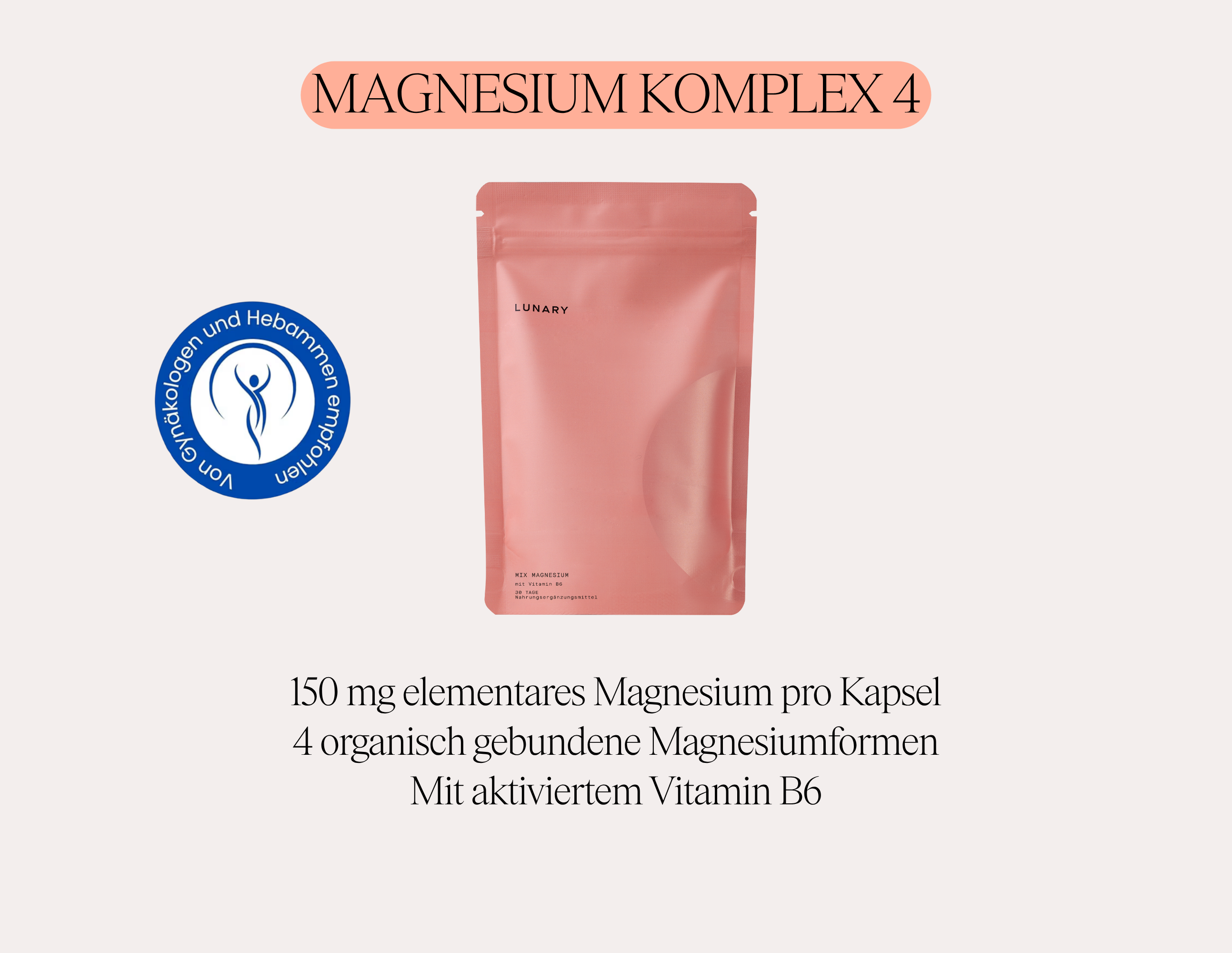 Magnesium Komplex 4 - Nahrungsergänzungsmittel