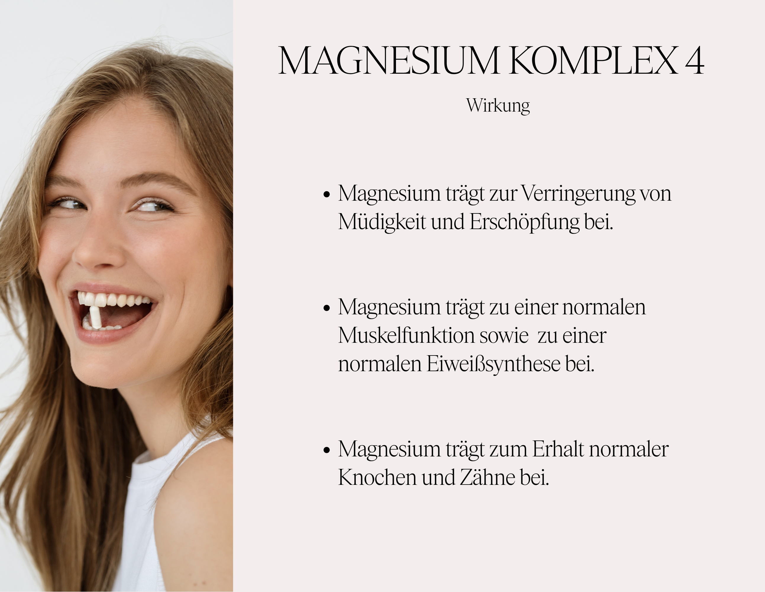 Magnesium Komplex 4 - Nahrungsergänzungsmittel