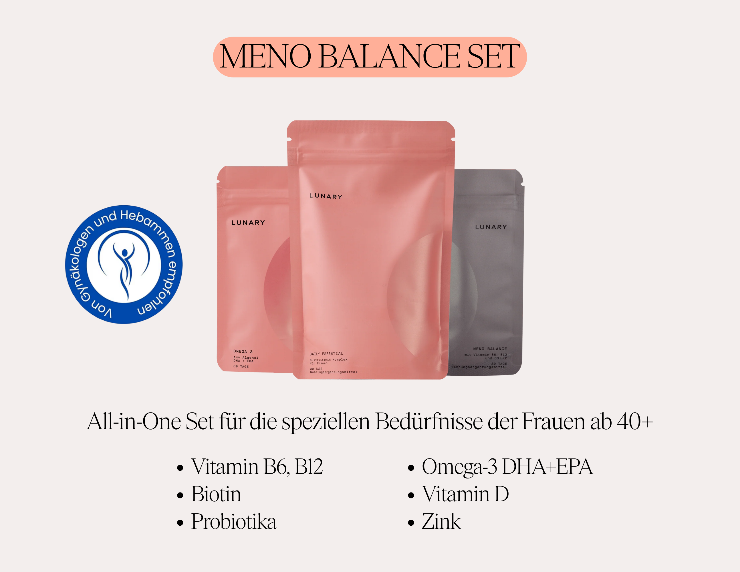 Meno Balance Set - Nahrungsergänzungsmittel