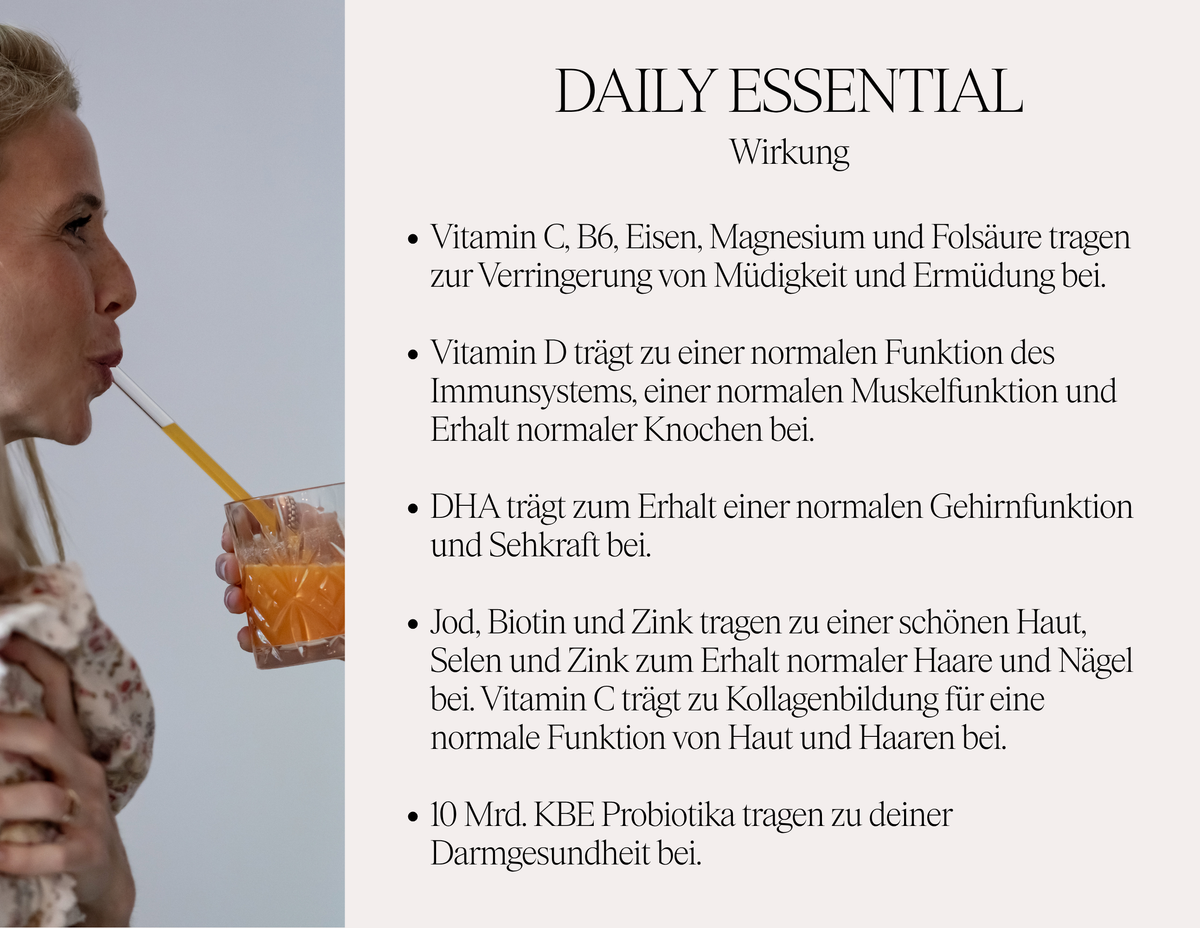 Daily Essential ohne Omega 3 - Multivitamin Komplex