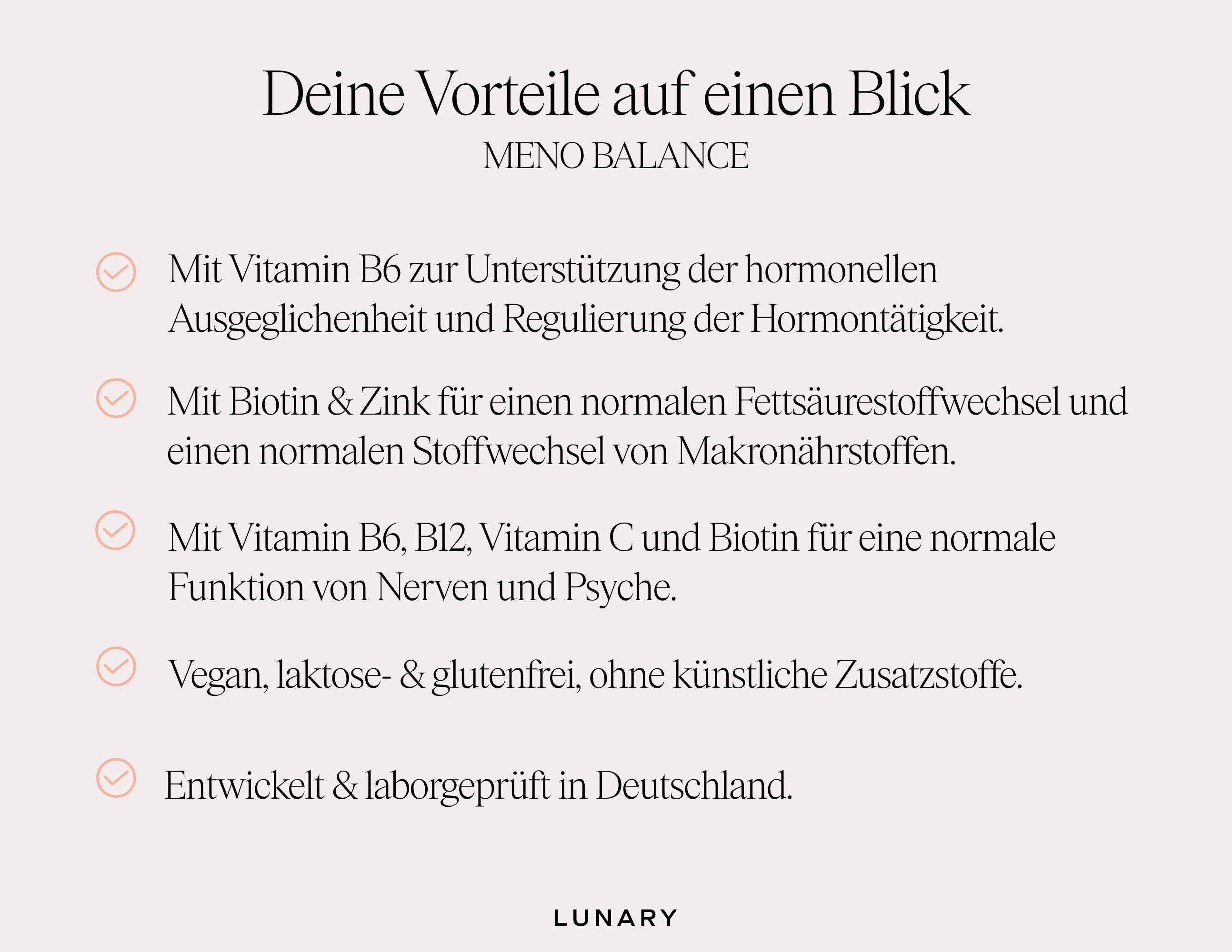 Meno Balance - Nahrungsergänzungsmittel