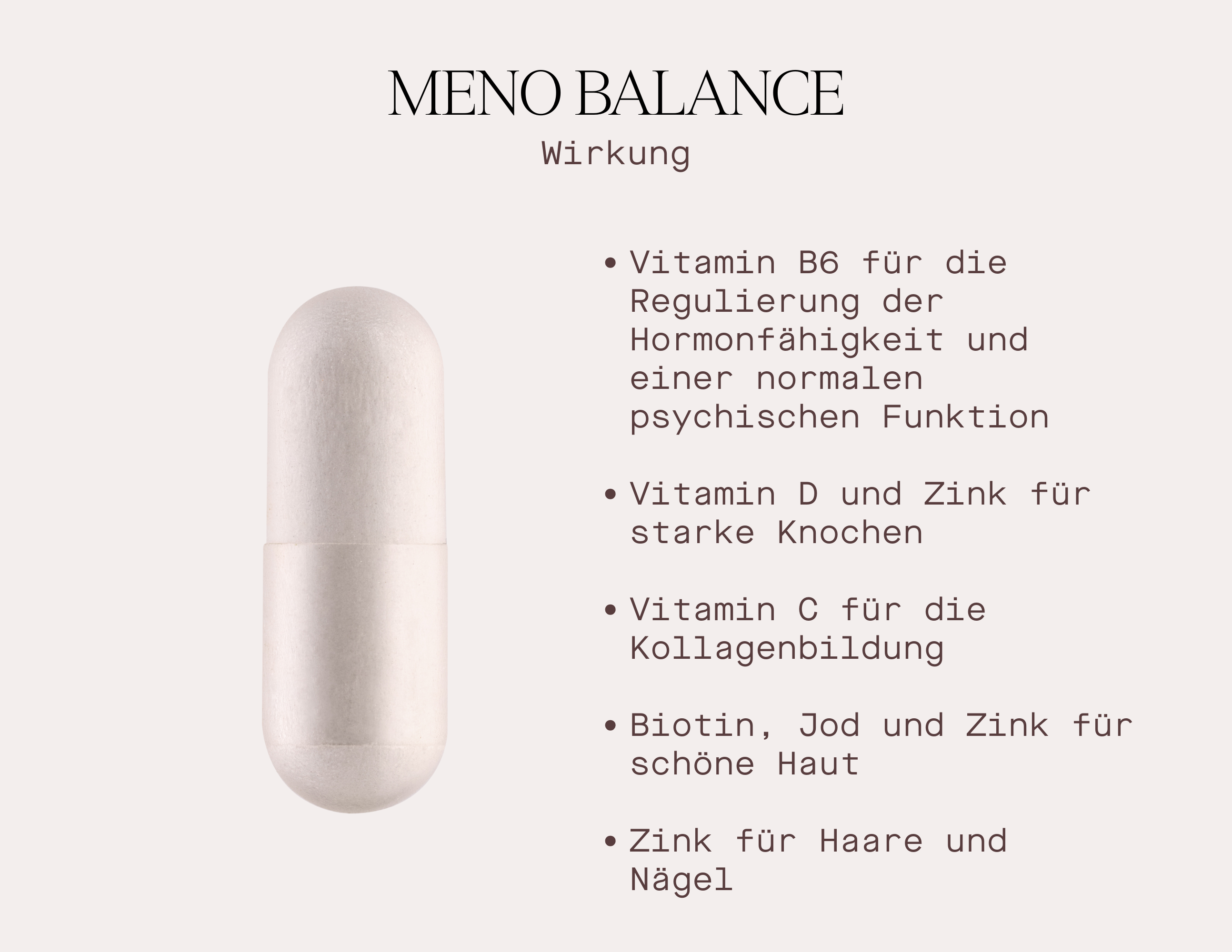 Meno Balance - Nahrungsergänzungsmittel