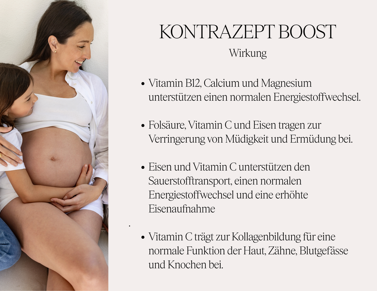 Kontrazept Boost - Nahrungsergänzungsmittel