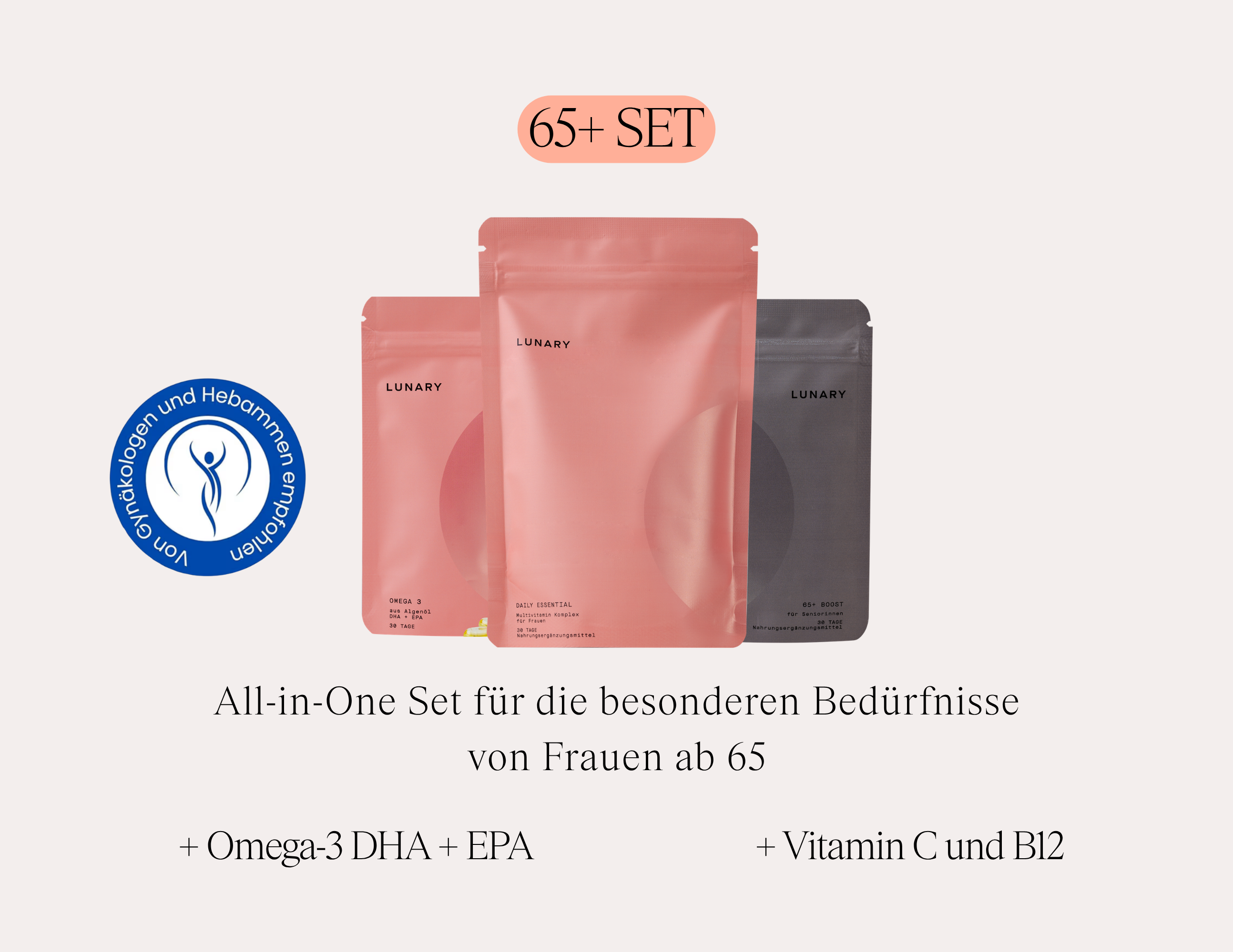 65+ Set - Nahrungsergänzungsmittel