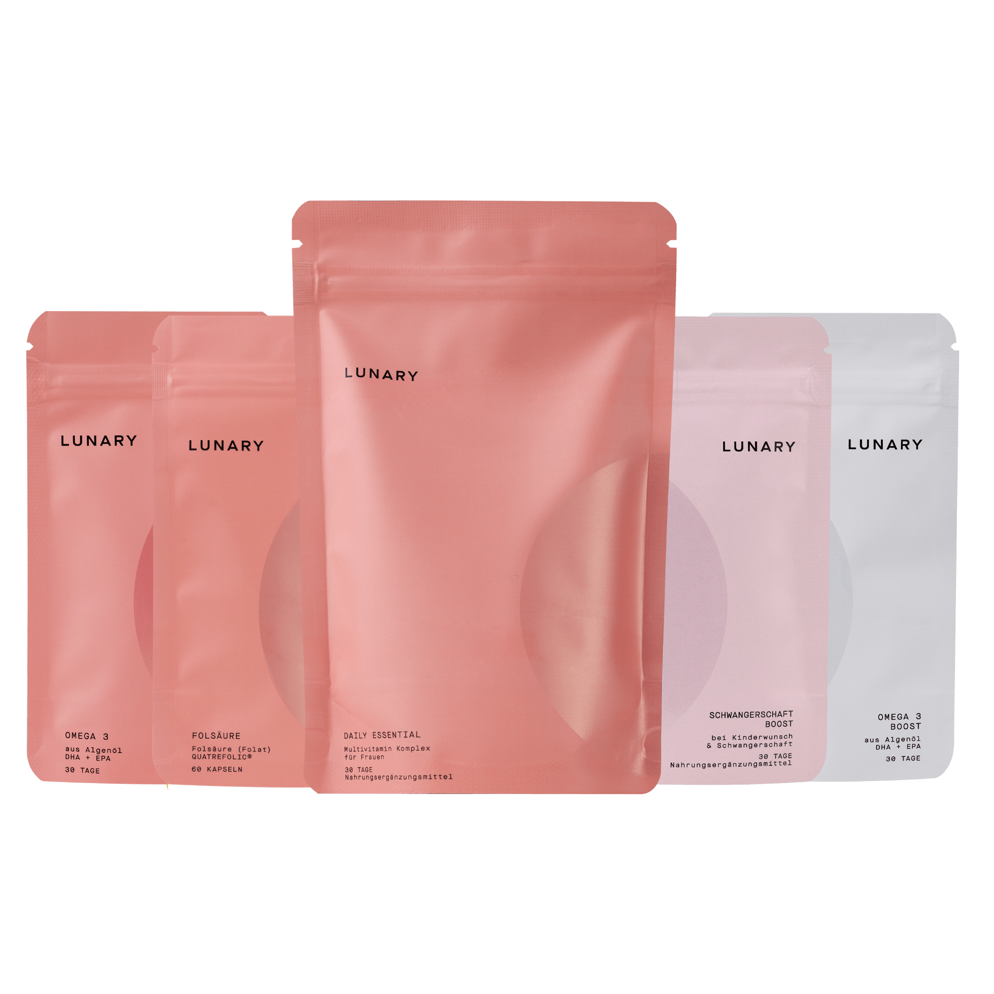 Set Daily Essential plus Kinderwunsch Boost, ideal für Babyplanung und Fruchtbarkeit mit wichtigen Mikronährstoffen, Kinderwunsch Vitamine