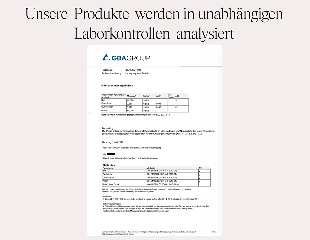 Veganes Proteinpulver - Nahrungsergänzungsmittel