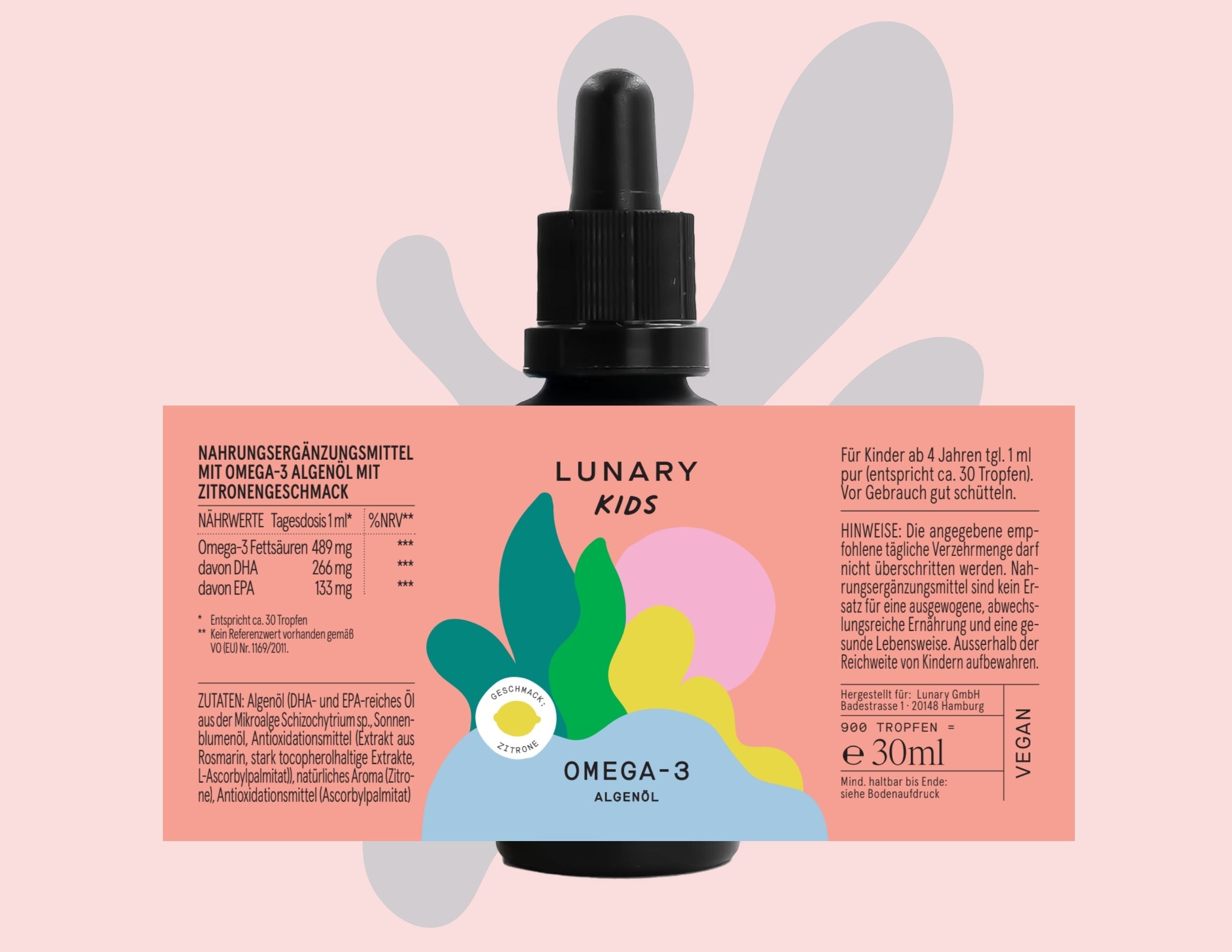 Omega-3 Algenöl Kids - Nahrungsergänzungsmittel