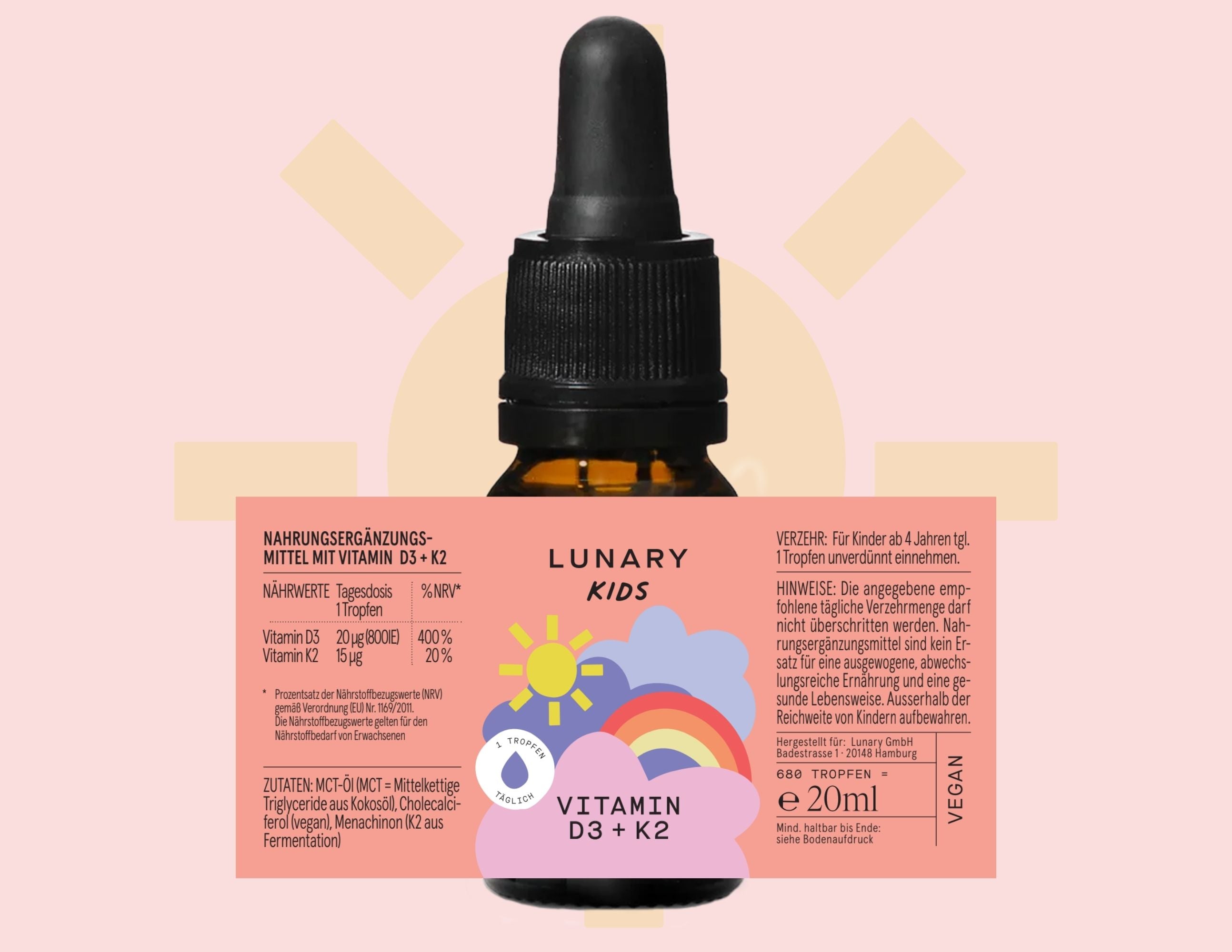 Vitamin D3+K2 Kids - Nahrungsergänzungsmittel