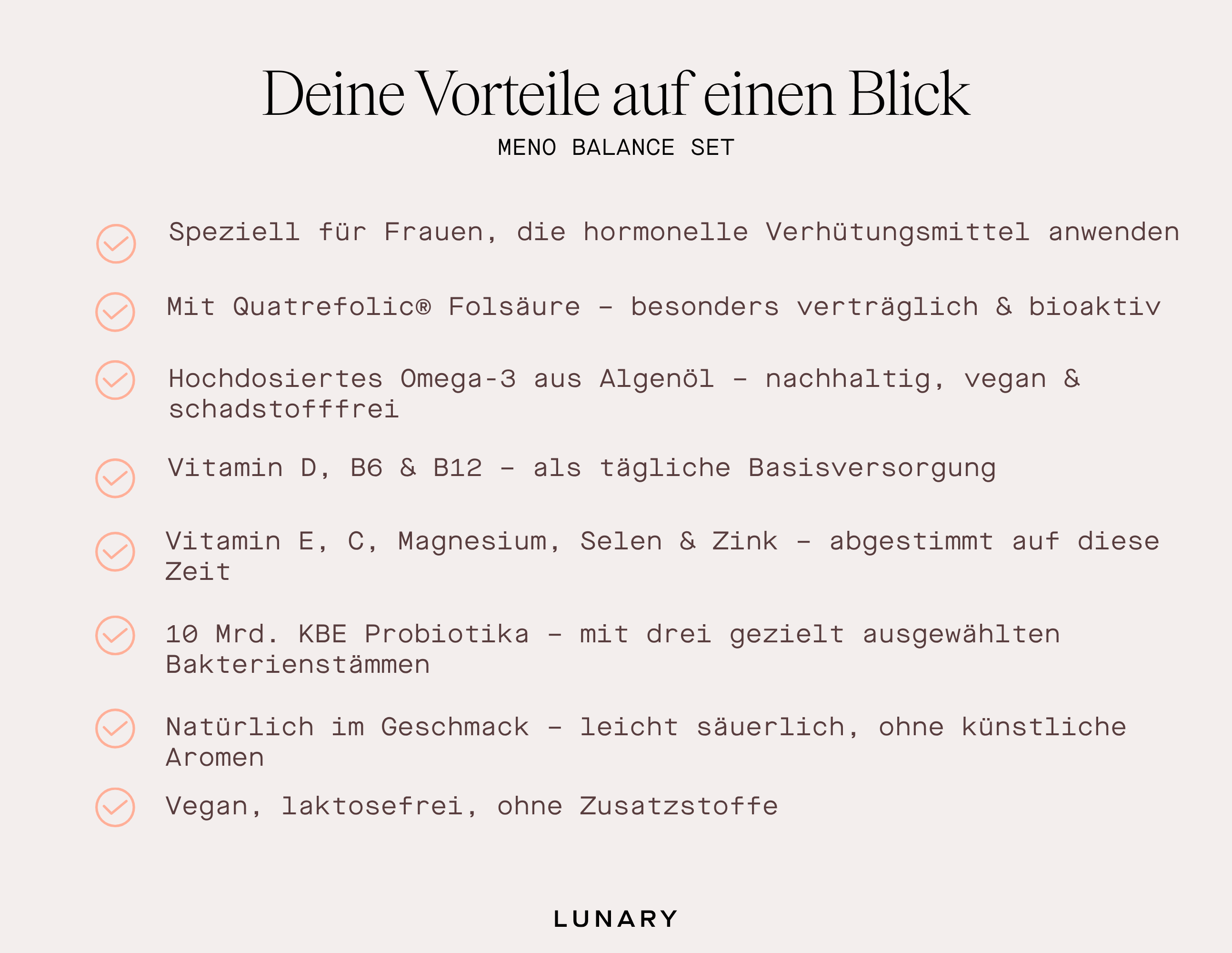 Set Daily Essential plus Meno Balance: Vorteile für Frauen in den Wechseljahren, mit Vitaminen, Probiotika & wichtigen Nährstoffen, Verwendung Nahrungsergänzungsmittel Wechseljahre