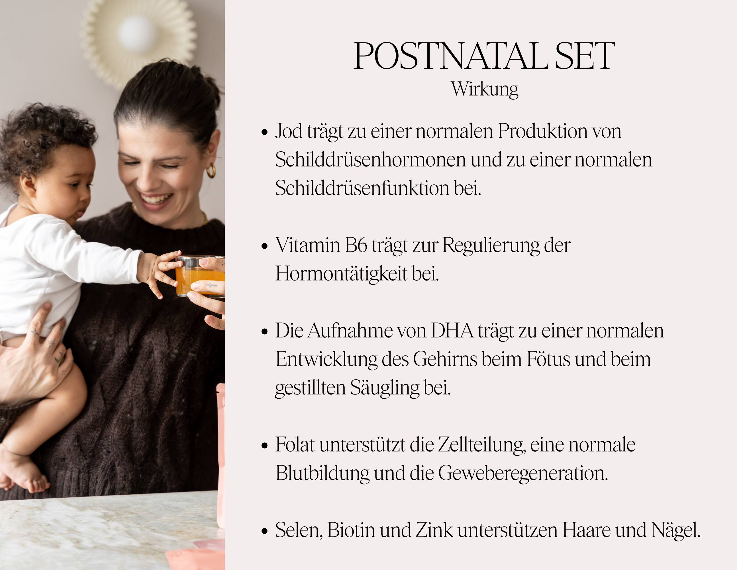 Postnatal Set - Nahrungsergänzungsmittel