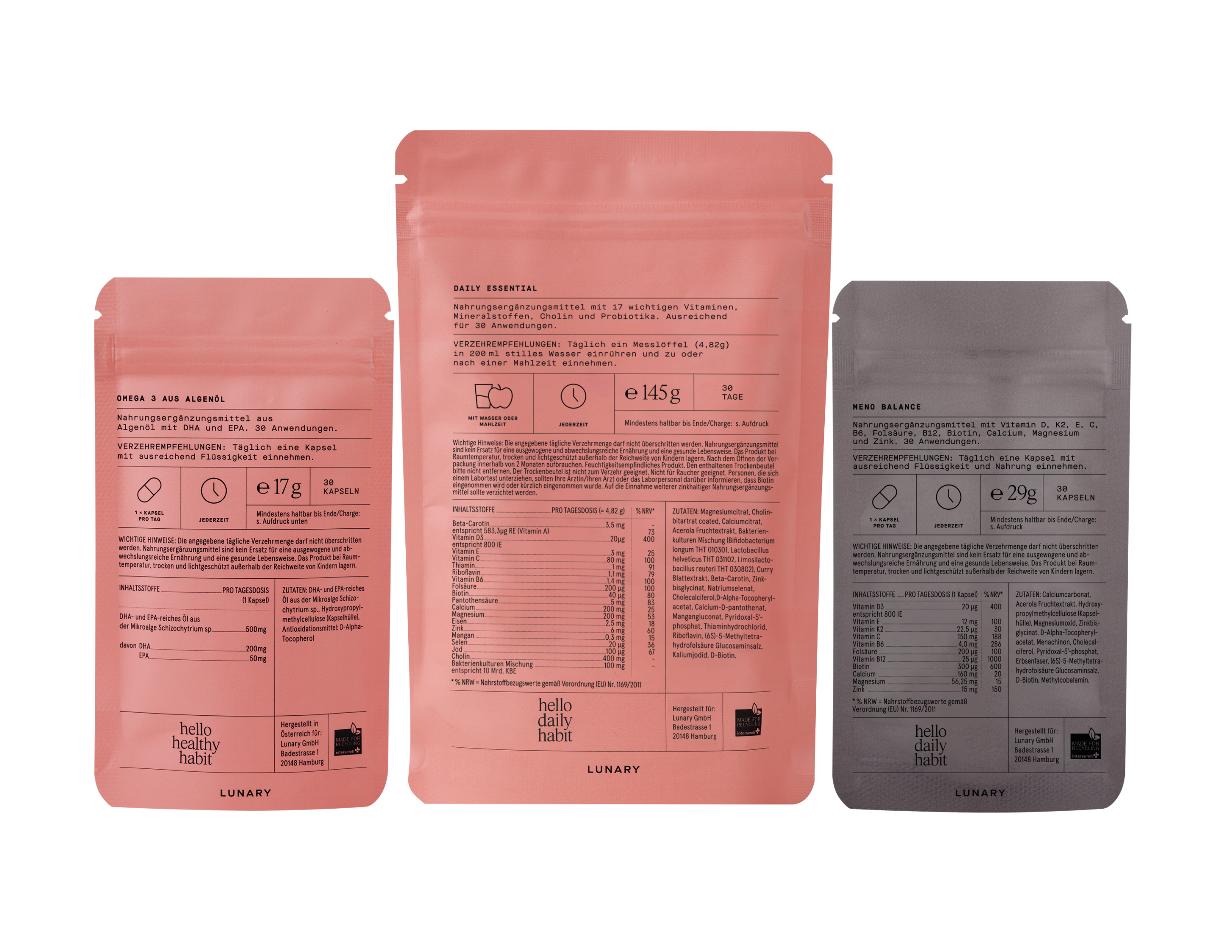 Set Daily Essential plus Meno Balance