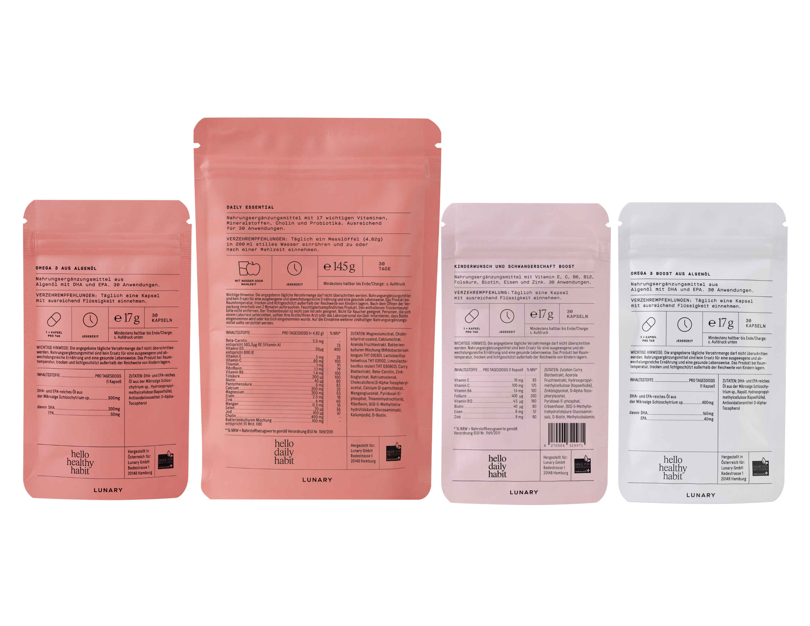 Set Daily Essential plus Schwangerschaft Boost
