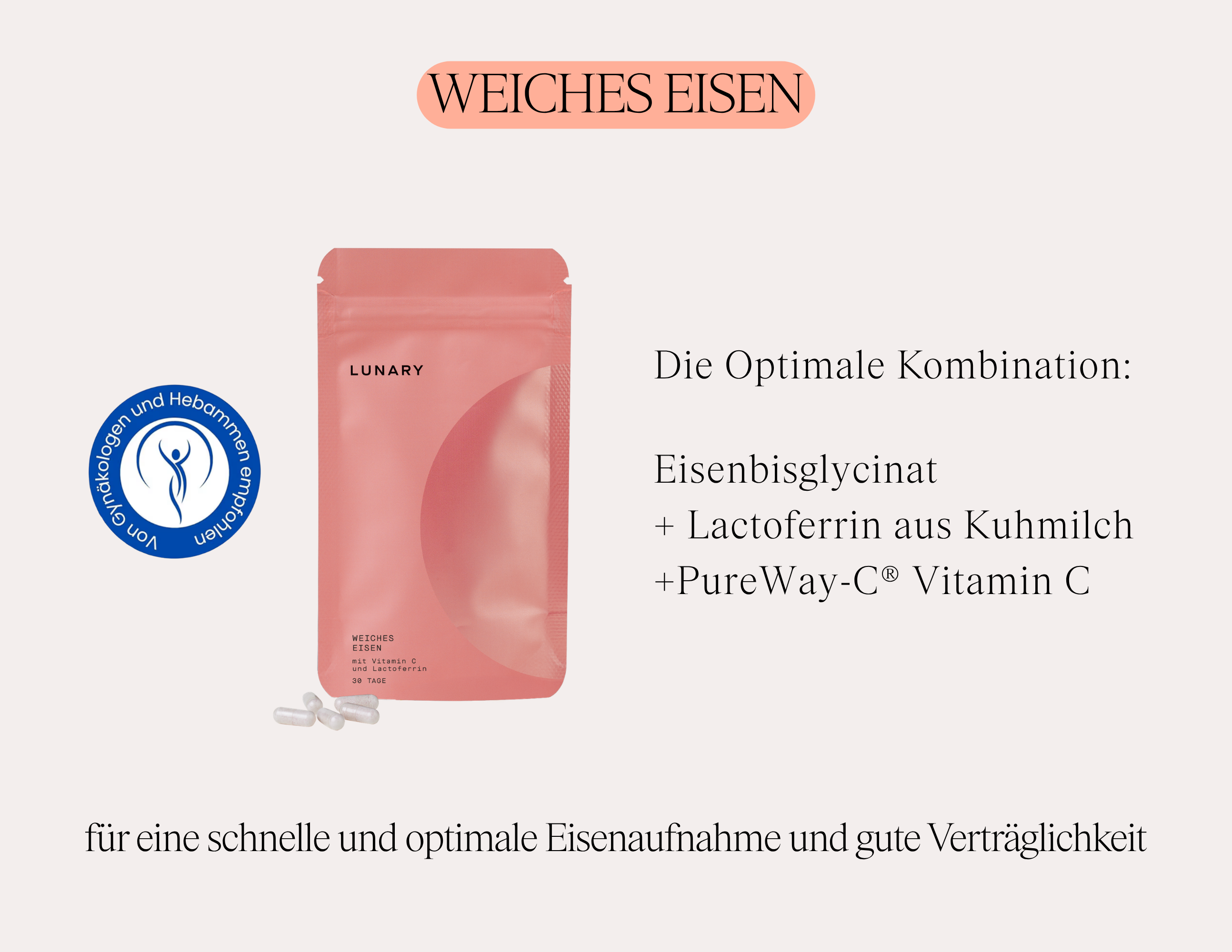 Weiches Eisen - Nahrungsergänzungsmittel