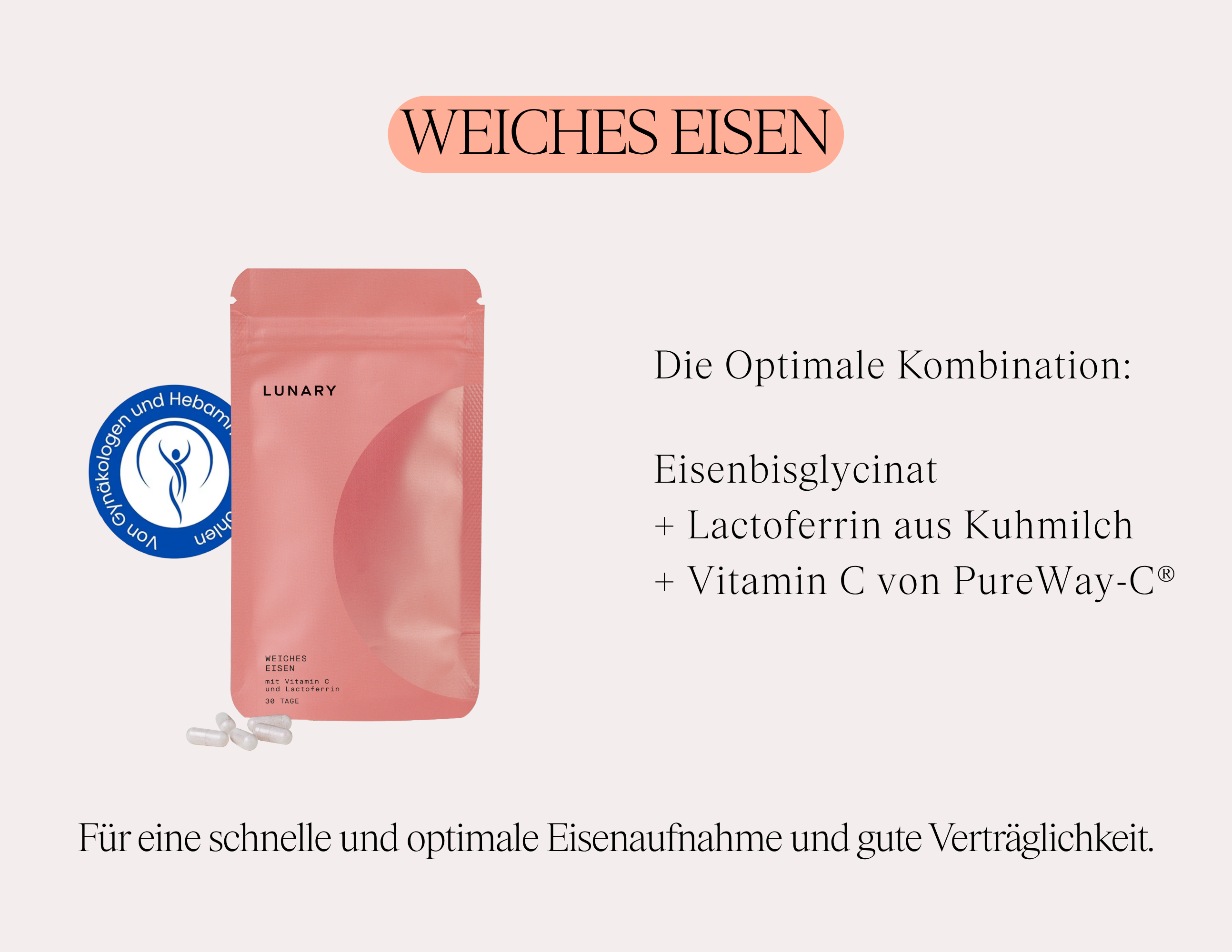 Weiches Eisen - Nahrungsergänzungsmittel