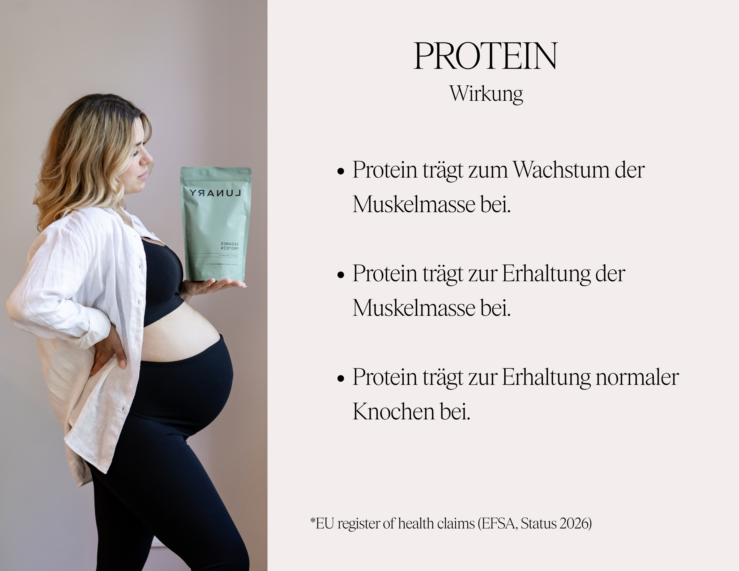 Veganes Proteinpulver - Nahrungsergänzungsmittel