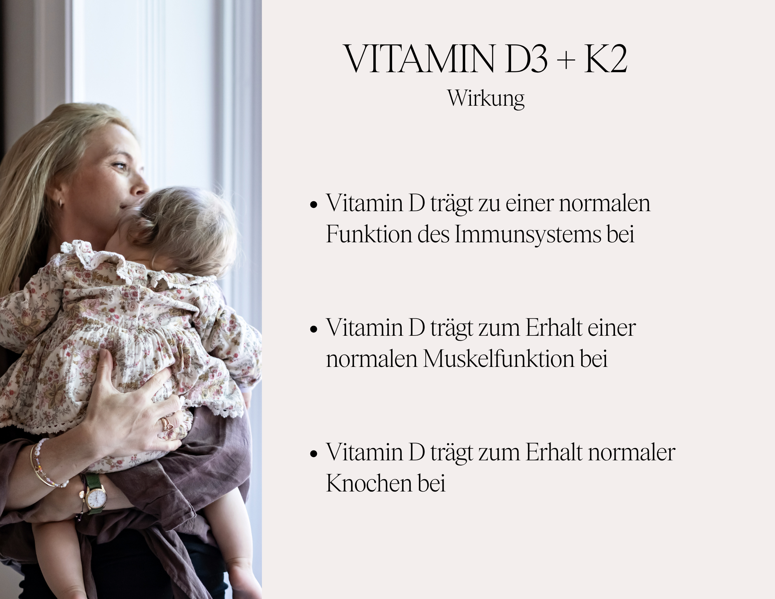 Vitamin D3+K2 MK7 - Nahrungsergänzungsmittel