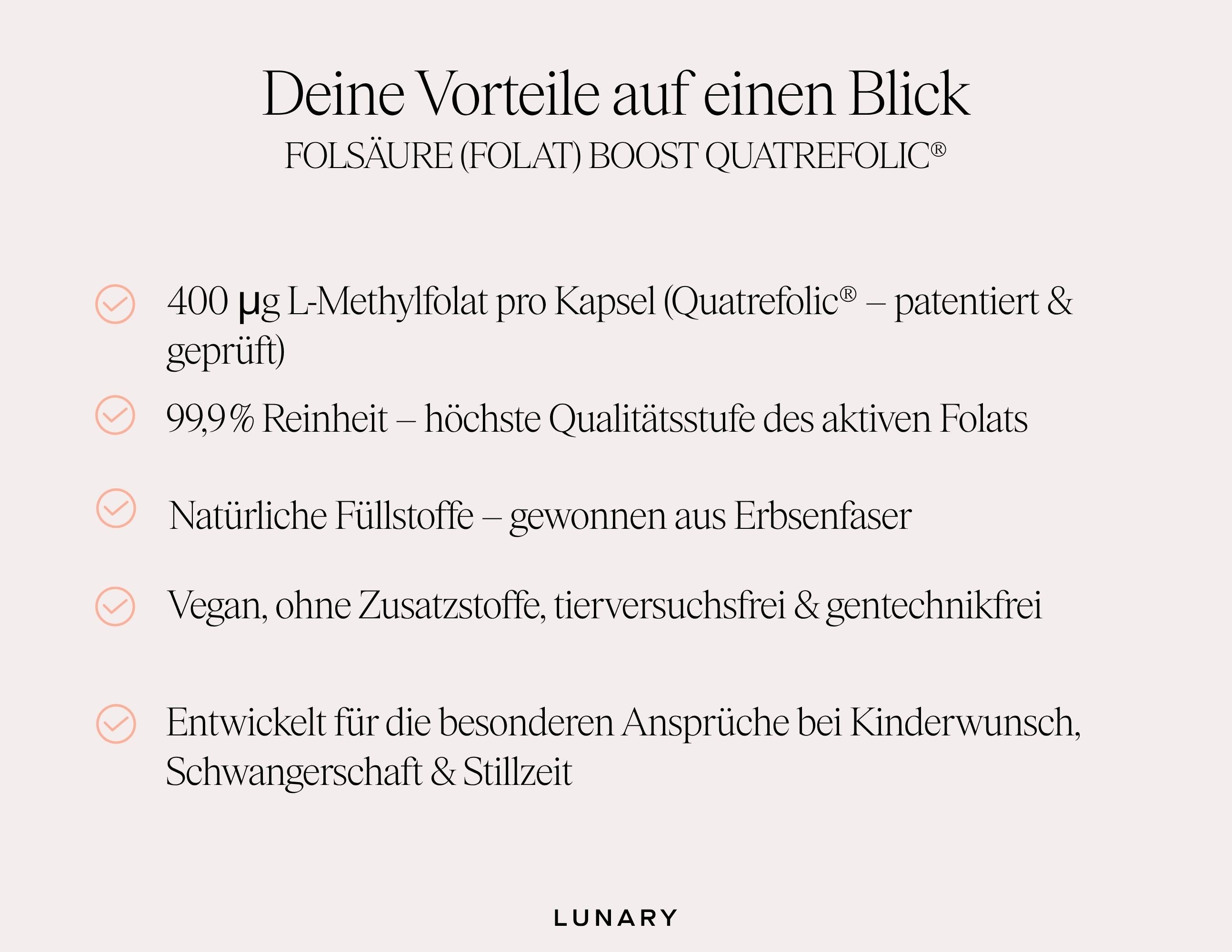 Folsäure (Folat) Boost Quatrefolic®* - Nahrungsergänzungsmittel