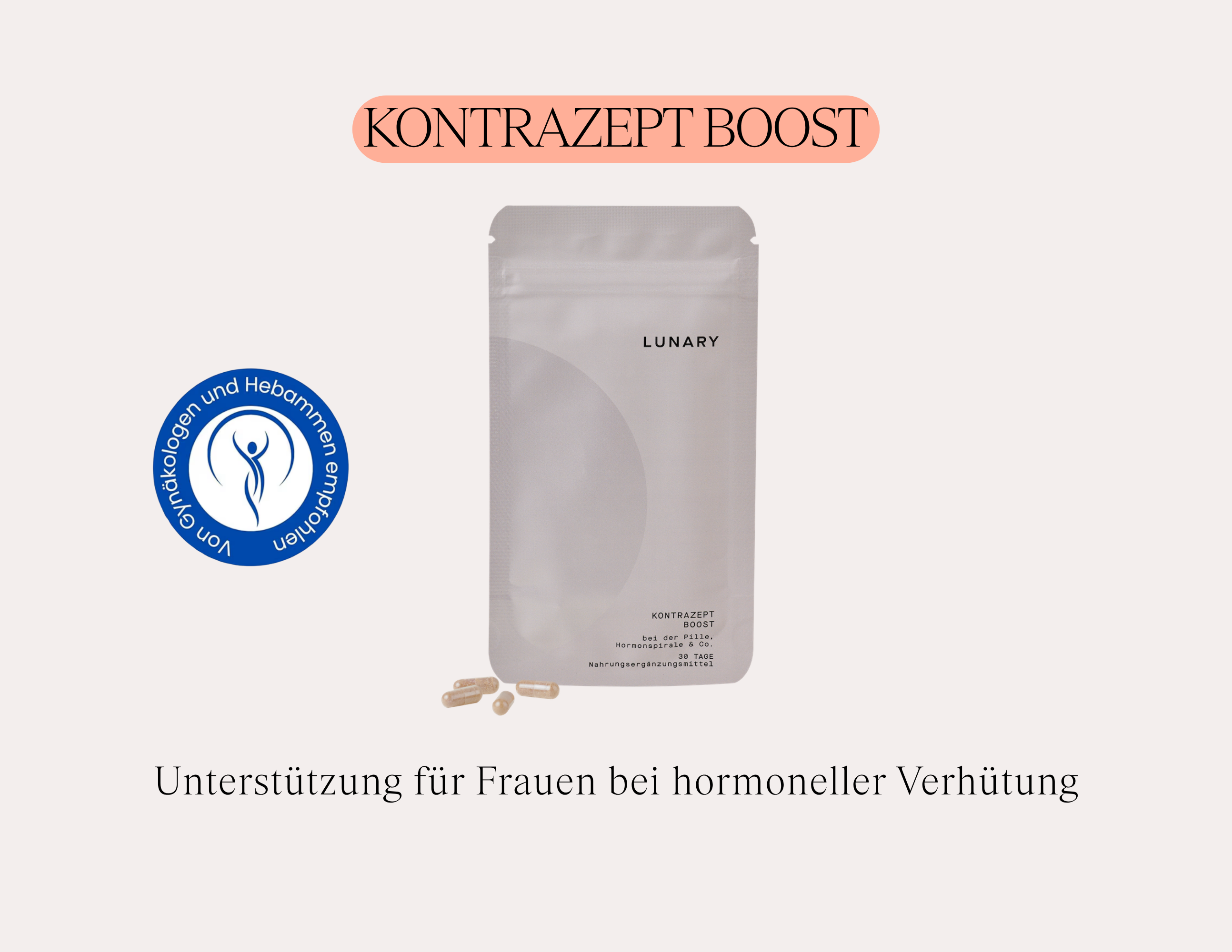Kontrazept Boost - Nahrungsergänzungsmittel