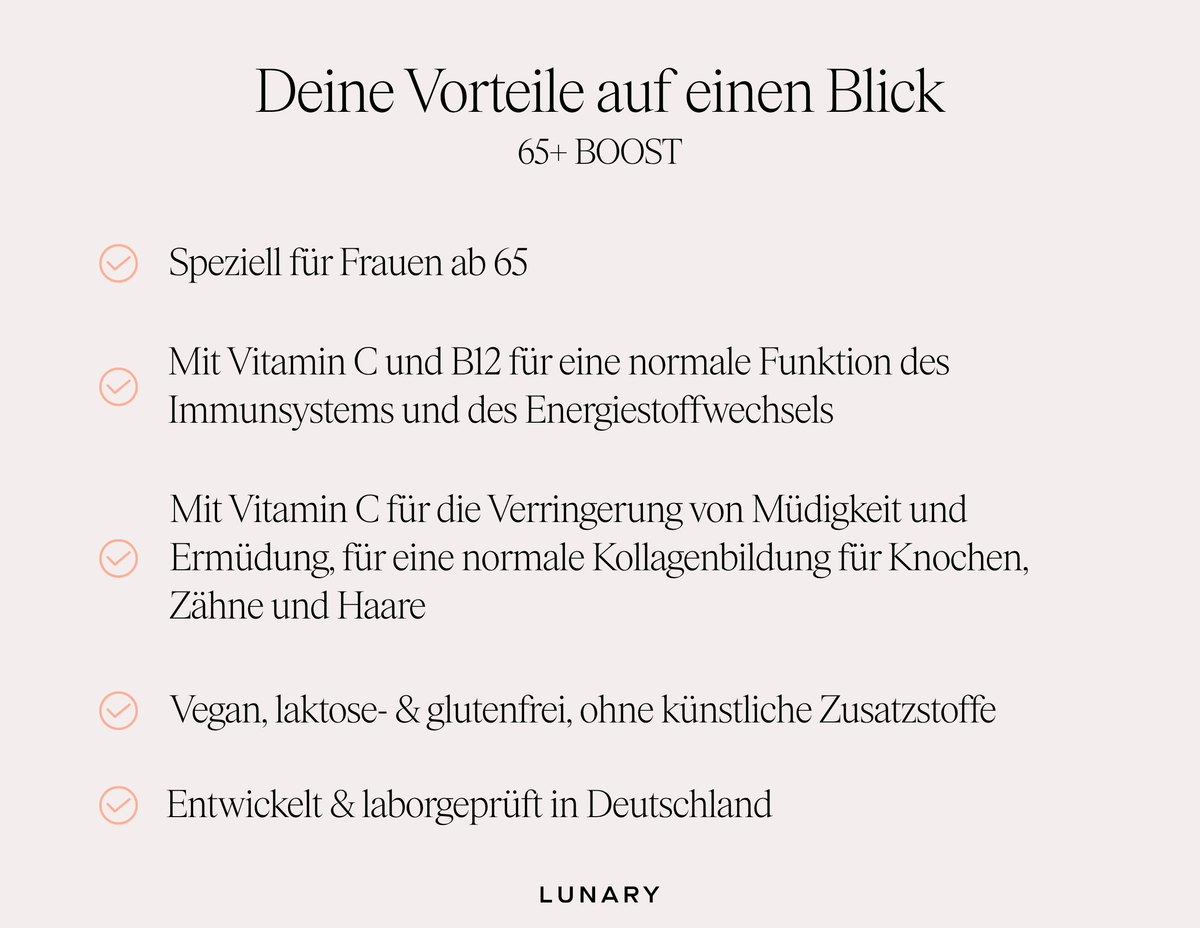 65+ Boost - Nahrungsergänzungsmittel