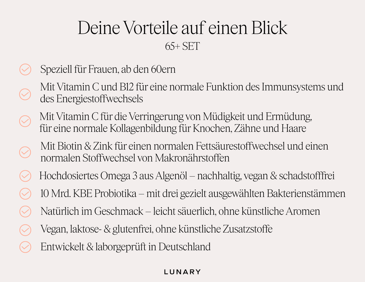 65+ Set - Nahrungsergänzungsmittel