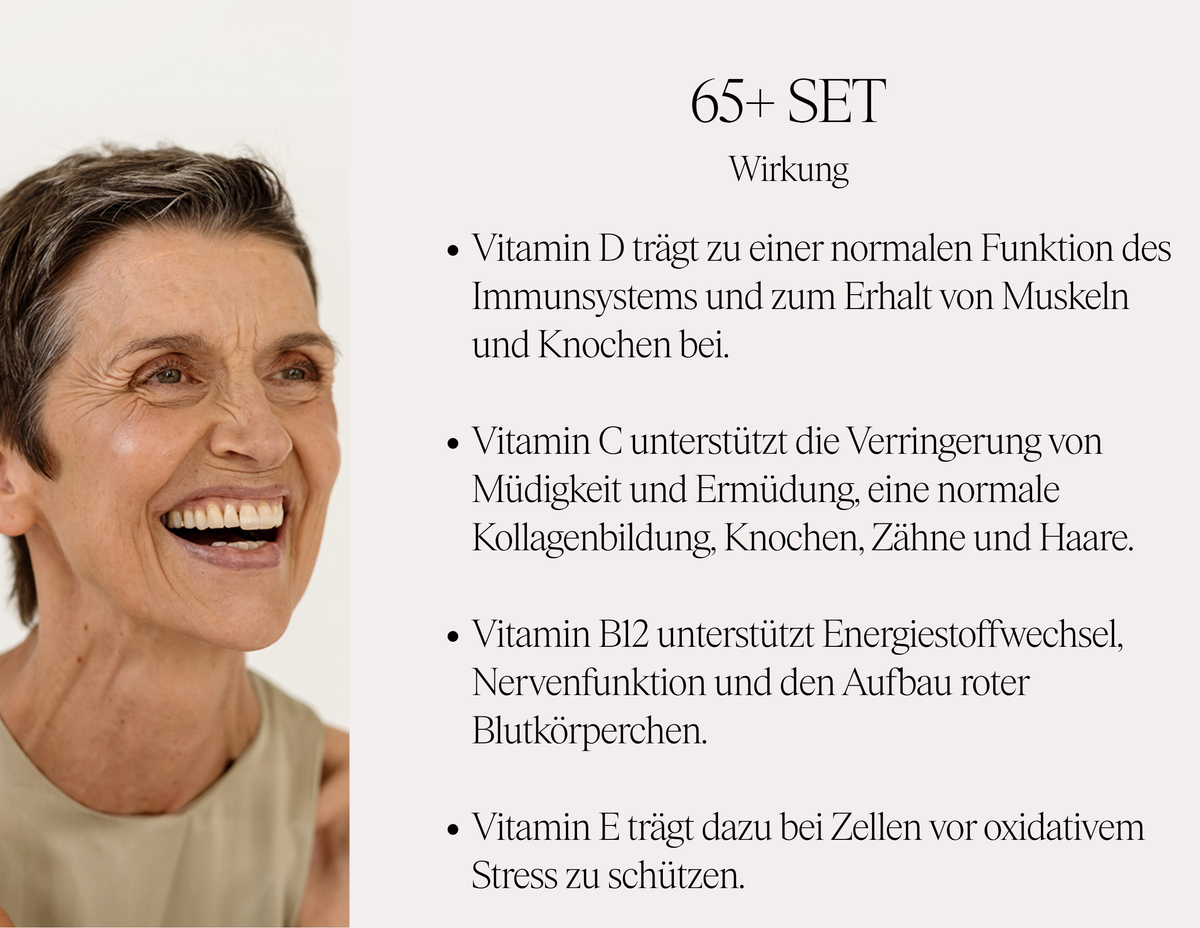 65+ Set - Nahrungsergänzungsmittel