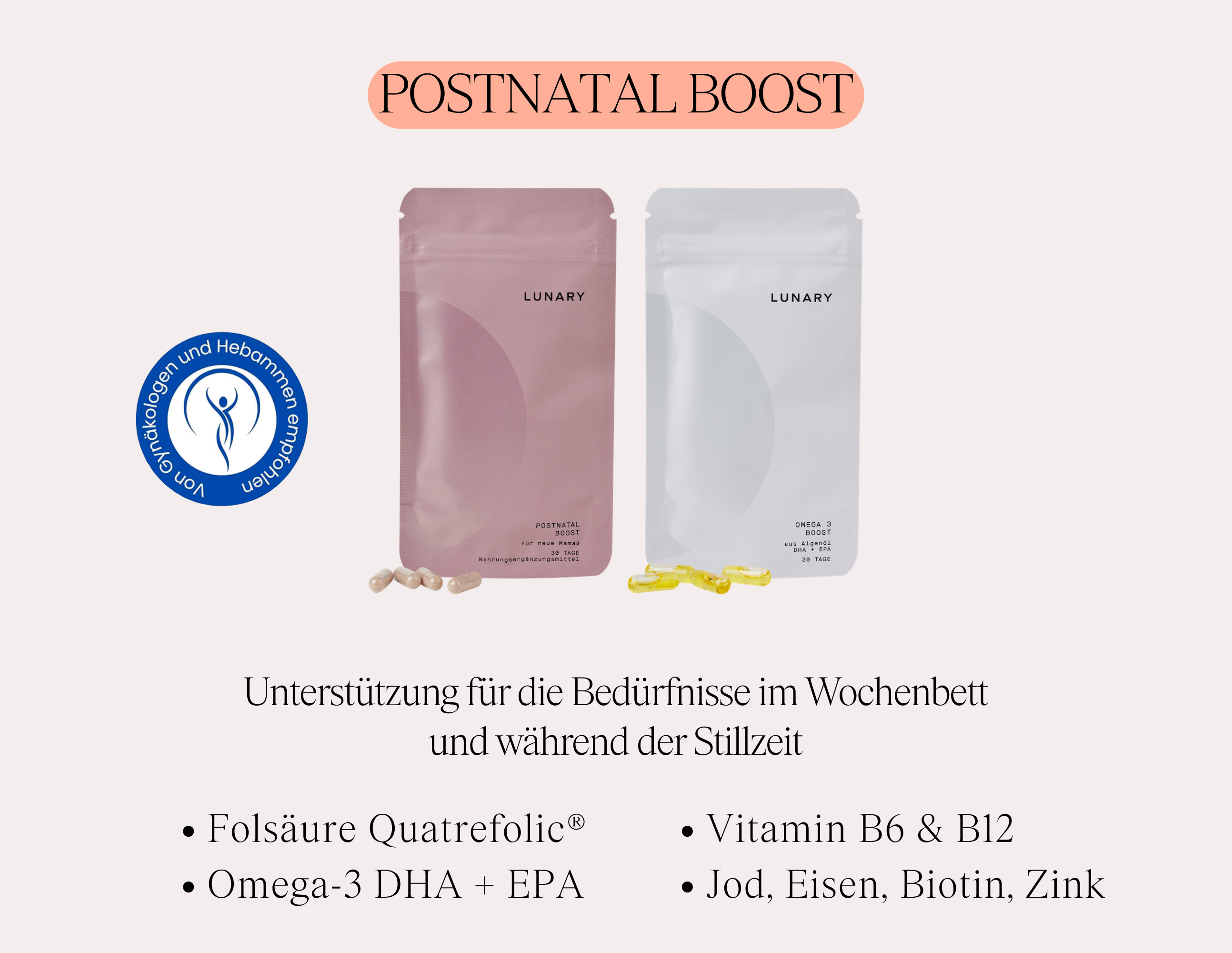 Postnatal Boost - Nahrungsergänzungsmittel