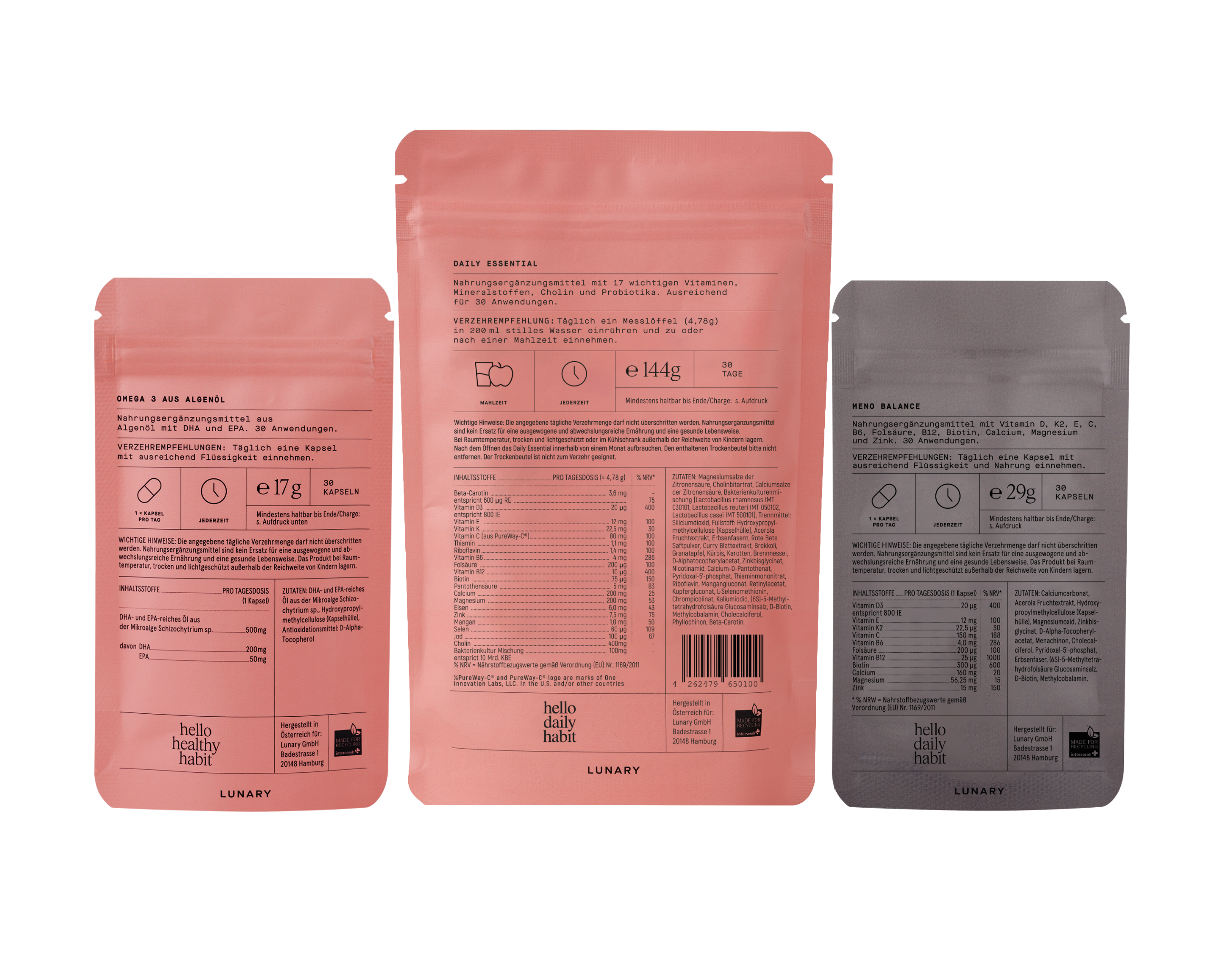 Set Daily Essential plus Meno Balance