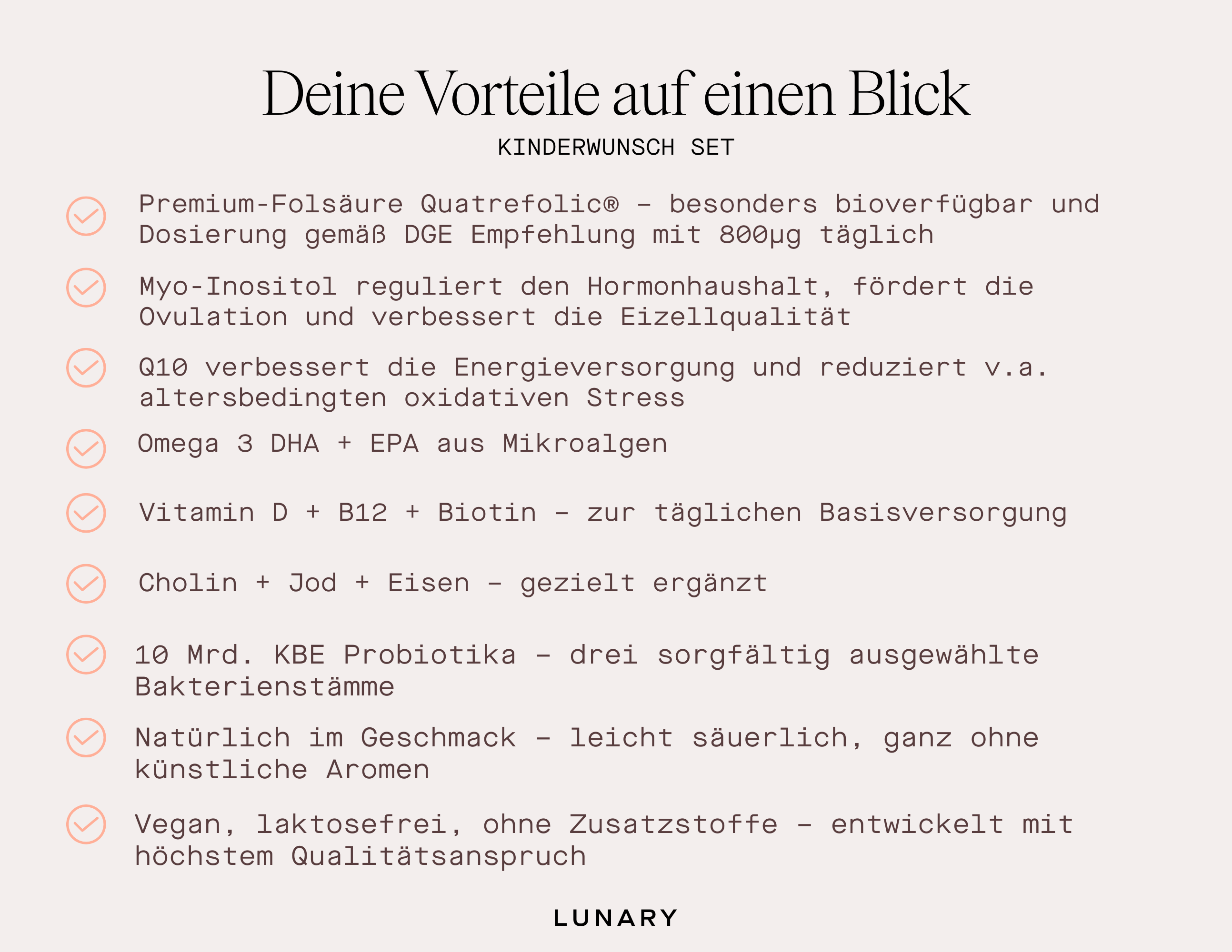 Kinderwunsch Set