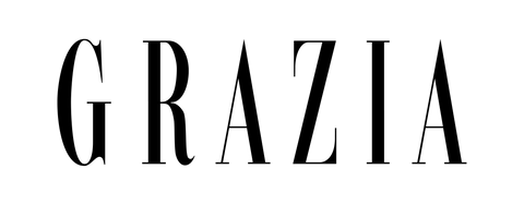 Logo von Grazia, der Frauenzeitschrift, die Lunary als Nahrungsergänzung für Frauen empfiehlt.