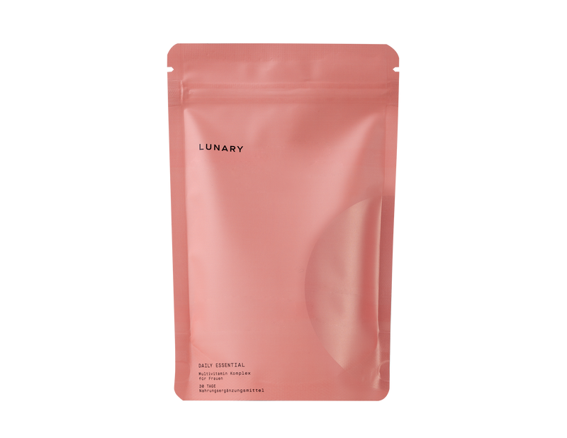 LUNARY DAILY ESSENTIAL ohne Omega 3 - Multivitamin Komplex für Frauen mit wichtigen Mikronährstoffen